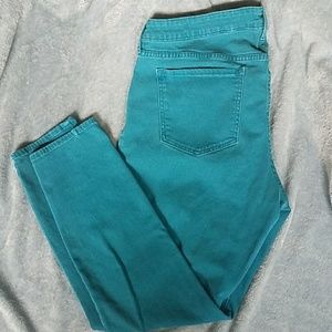 Old Navy Rockstar Turquoise Jeans Size 18 plus